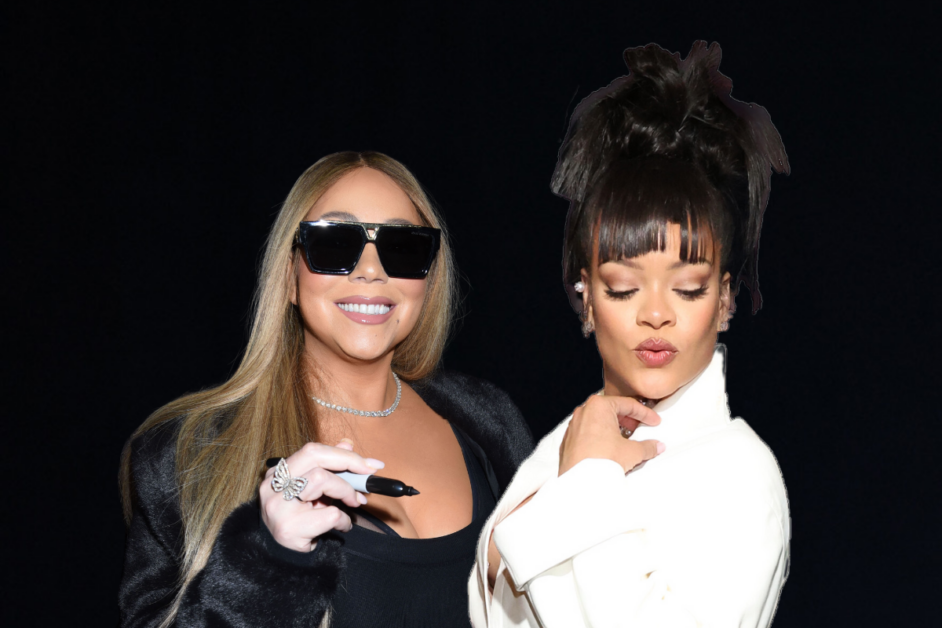 Rihanna Pulls Up for Mariah Carey’s Final Vegas Christmas Show