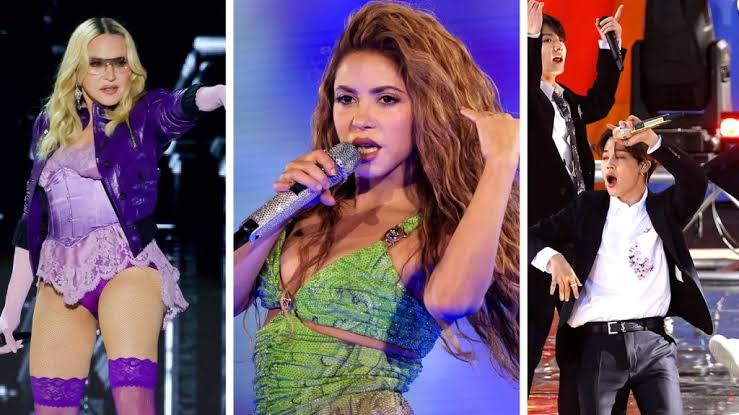 Shakira, Madonna & BTS to Headline First-Ever FIFA World Cup Final Halftime Show