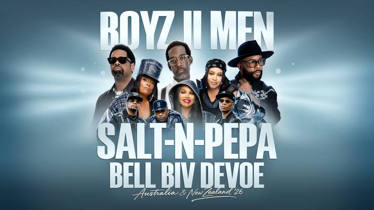 Boyz II Men Announce 2026 Australia and New Zealand Tour With Salt-N-Pepa and Bell Biv DeVoe