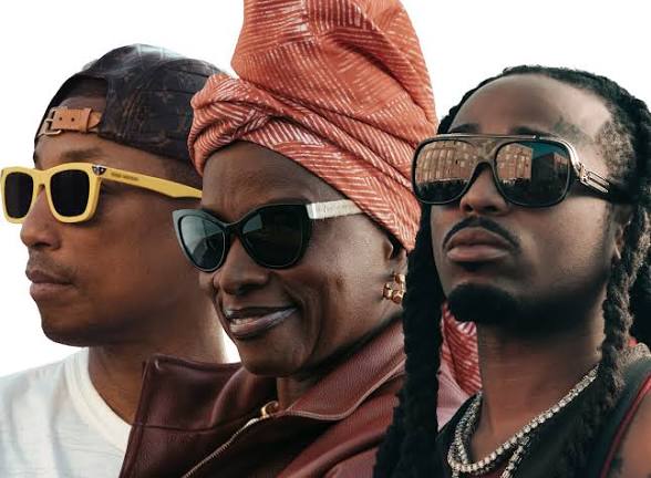 Angélique Kidjo Takes “Bando” to the Streets With Pharrell Williams and Quavo